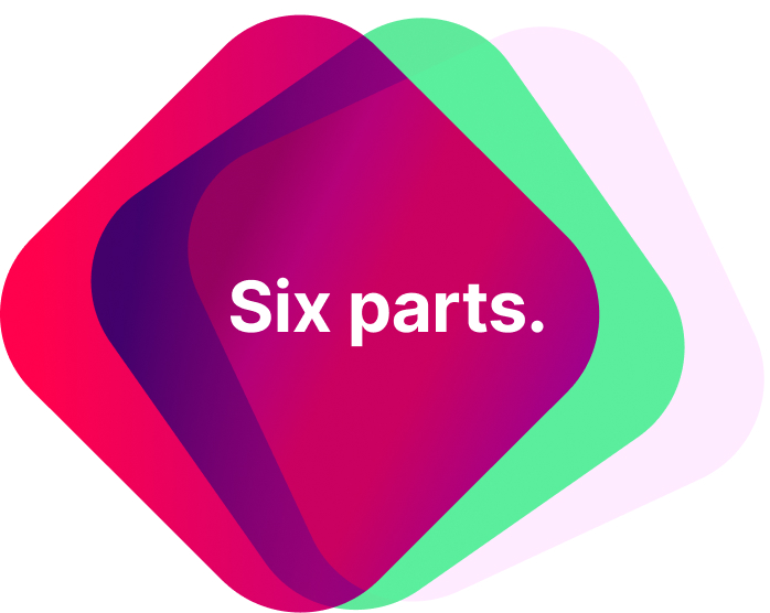 Six parts.
